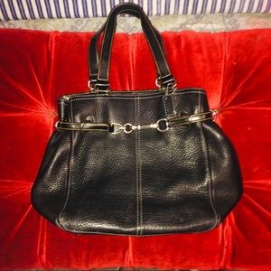 Authentic COACH Black Leather Purse